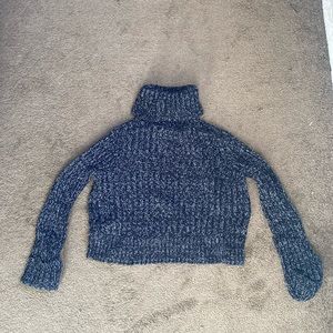 Free people black turtleneck sweater, size medium